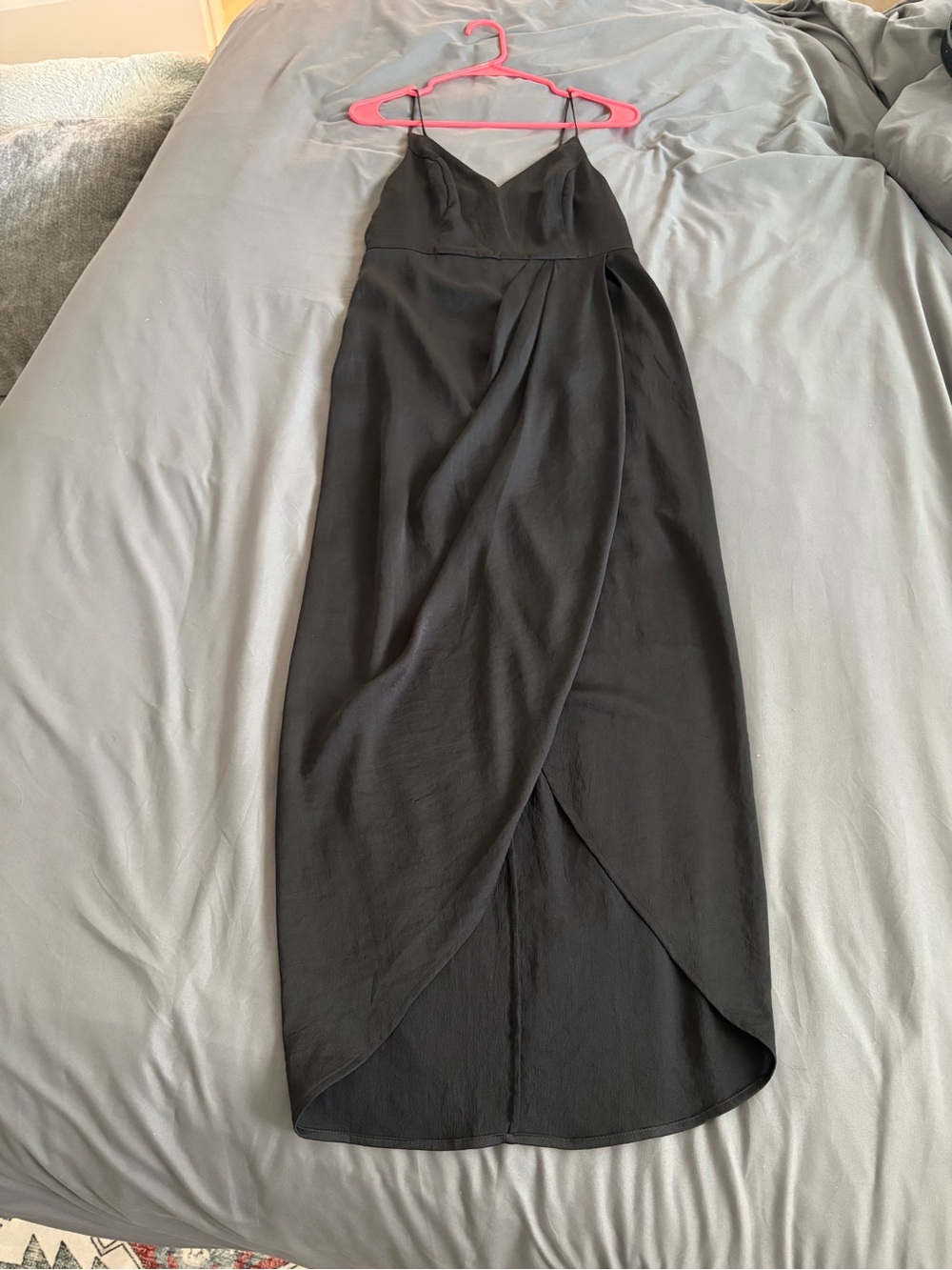 Express Black Spaghetti Strap Maxi Dress